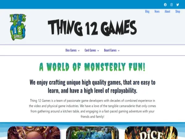 Thing 12 Games