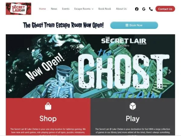 The Secret Lair at Lake Chelan